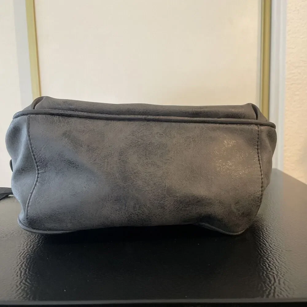 Rosetti Dark Grey Shoulder Bag Crossbody Adjustable Strap